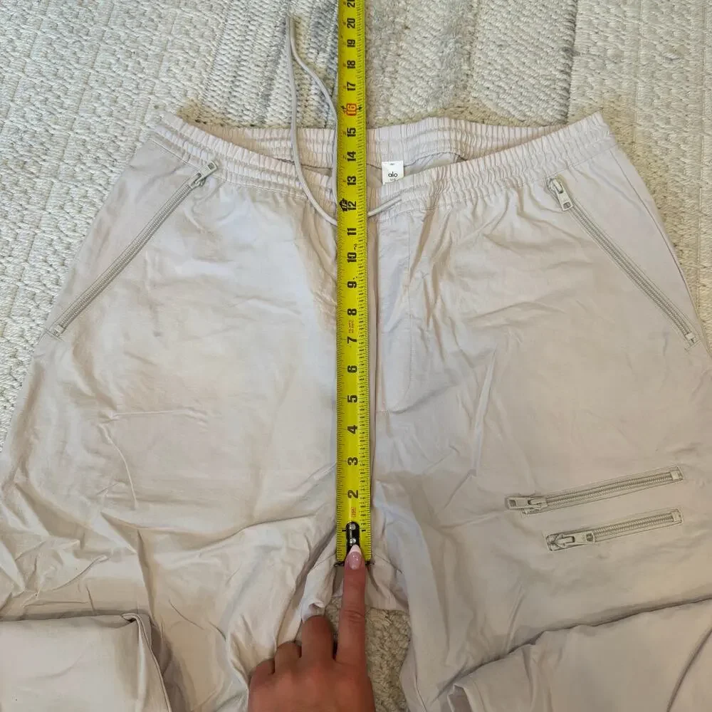 ALO YOGA Men's Takeaway Track Pant Size L In Bone
